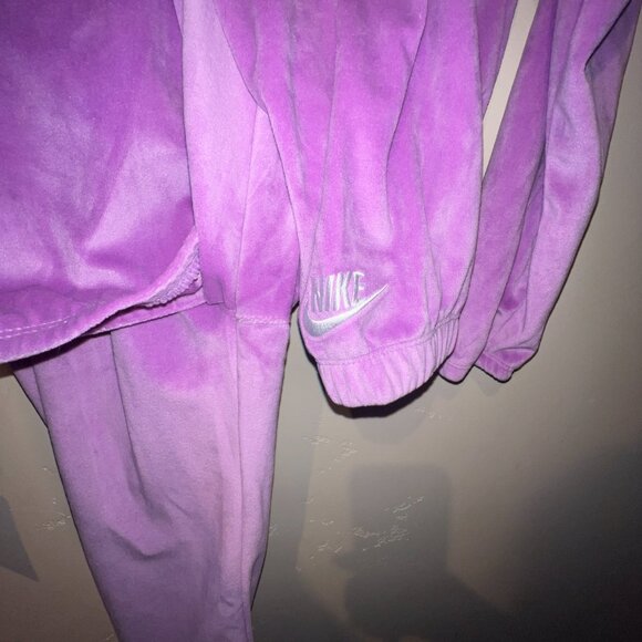 Girl's Nike Hoodie and Legging Tracksuit Jogger Set 6 Rush Fuchsia NWT - Picture 4 of 5